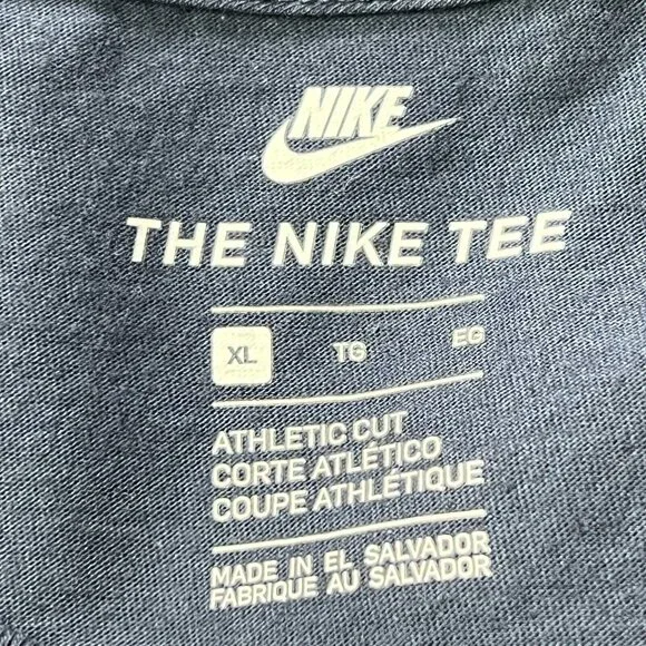 New Nike Tee Shirt Just Do It Mens XL Short Sleeve Blue Tees - Short Sleeve